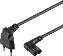 Cables & Interconnects 73021. Cable length: 5 m, Connector 1: C7 coupler, Connector 2: CEE7/14. Input voltage: 250 V. Cable colour: Black