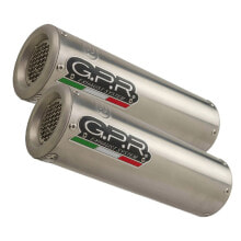 Spare Parts gPR EXCLUSIVE M3 Natural Titanium High Level Double VTR 1000 SP1 RC51 00-01 Homologated Muffler