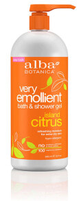 Body Wash And Shower Gels Alba Botanica® Very Emollient Bath & Shower Gel Island Citrus -- 32 fl oz