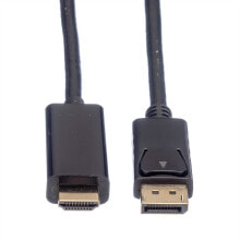 Wires, cables ROLINE DisplayPort Cable, DP - UHDTV, M/M, 1 m