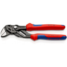 Plumbing and adjustable keys Knipex 86 02 180, 4 cm, Plastic, Blue/Red, 43 mm, 18 cm, 14 mm