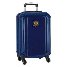 Mens Suitcases Чемодан для ручной клади F.C. Barcelona Тёмно Бордовый Тёмно Синий 20'' (34.5 x 55 x 20 cm)