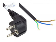 Wires, cables Alcasa P0185-S020 power cable Black 2 m Power plug type E+F