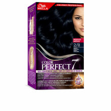 Hair Dye Перманентный крем-краска Wella Color Pefect 7 2/8-negro azulado