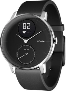 Smart Watches and Bands Nokia Steel HR Wristband activity tracker Black, Stainless steel