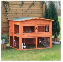 Rodent Cages And Houses TRIXIE Small Animal Hutch XL with Enclosure