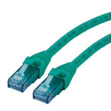 Cables & Interconnects ROLINE 21152738 networking cable Green 15 m Cat6a U/UTP (UTP)