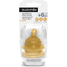 Baby Bottle Nipples бутылочный сосок Suavinex + 6 Months