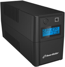 Uninterruptible power supplies PowerWalker VI 850 SHL Schuko Line-Interactive 850 VA 480 W 2 AC outlet(s)
