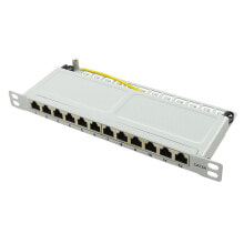 Cables & Interconnects LogiLink NP0065 patch panel 0.5U