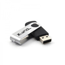 USB Flash drive xlyne Stick, 16 GB, USB Type-A, 2.0, 8 MB/s, Swivel, Black,Silver