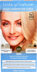 Hair Dye Tints of Nature Permanent Hair Colour 10N Natural Platinum Blonde -- 4.4 fl oz