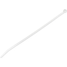 Products For Insulation, Fastening And Marking 1000 Pack 10" Cable Ties - White Extra Large Nylon/Plastic Zip Tie - Adjustable Electrical/Network Cable Wraps/-40 to +85C Temp/94V-2 Fire & UL Rated TAA - Releasable cable tie - Nylon - Plastic - White - 6.8 cm - V2 - -40 - 85 °C