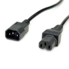 Cables & Interconnects Value 19.99.1121 power cable Black 1 m C14 coupler C15 coupler