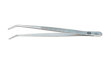 Tweezers C.K Tools Radio 2328, Stainless steel, Silver, Pointed, Curved, 15.5 cm, 1 pc(s)