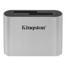 Cables & Interconnects Kingston Technology Workflow SD Reader card reader USB 3.2 Gen 1 (3.1 Gen 1) Black, Silver