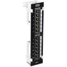 Accessories for telecommunications cabinets and racks Trendnet TC-P12C5V patch panel