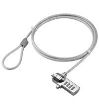 Body Parts For Laptops Goobay 93038 cable lock Grey 1.5 m