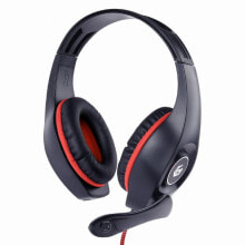 Gaming Consoles Gembird GHS-05-R headphones/headset Head-band 3.5 mm connector Black, Red
