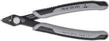 Pliers and side cutters Knipex 78 61 125 ESD, Side-cutting pliers, 9 mm, 1.6 mm, Stainless steel,Steel, Plastic, Black/Grey