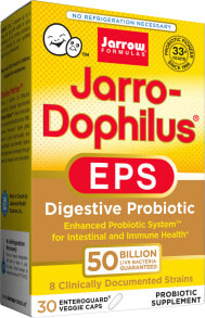 Prebiotics And Probiotics Jarrow Formulas Jarro-Dophilus EPS -- 50 billion CFU - 30 EnteroGuard Veggie Caps
