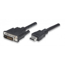 Cables & Interconnects Techly 1m Video Cable HDMI to DVI-D M/M ICOC HDMI-D-010
