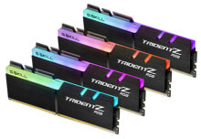 Memory Trident Z RGB 32GB DDR4, 32 GB, 4 x 8 GB, DDR4, 3000 MHz, 288-pin DIMM, Black