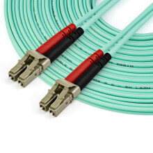 Cables & Interconnects StarTech.com 450FBLCLC10 fibre optic cable 10 m LC OM4 Aqua colour