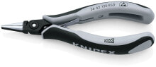 Pliers and pliers Knipex 34 42 130 ESD. Type: Pressing pliers, Material: Steel, Handle colour: Black/Grey. Length: 13 cm, Weight: 61 g