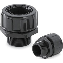 Water pipes and fittings Lapp SILVYN MPC-M. Type: Conduit coupling, Product colour: Black, Material: Plastic