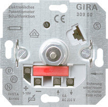 Light Bulbs GIRA 030900 dimmers Built-in Dimmer & switch Metallic