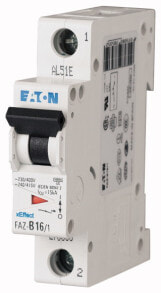 Automation for electric generators Miniature circuit breaker (MCB), 16 A, 1p, characteristic: B
