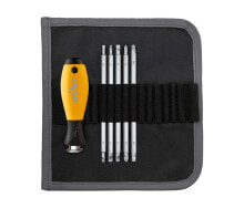 Screwdriver Kits Wiha 31497. Weight: 438 g. Handle material: Plastic. Handle colour: Black/Yellow, Case colour: Black