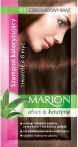Hair Tinting Products Marion Szampon koloryzujący 4-8 myć nr 63 czekoladowy brąz 40 ml