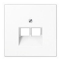 Sockets, switches and frames JUNG LS 969-2 UA WW. Product colour: White, Material: Thermoplastic, Brand compatibility: JUNG