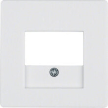 Sockets, switches and frames Berker 10336089. Product colour: White, Material: Thermoplastic, Finish type: Fabric texture
