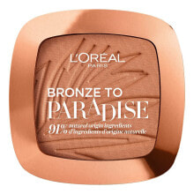 Blush and Bronzers Бронзирующие пудры Bronze to Paradise L'Oréal Paris 02-baby one more tan
