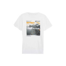 Mens T-Shirts and Tanks T-shirt 4F M H4L22-TSM011 white