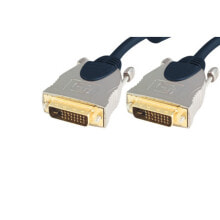 Cables & Interconnects shiverpeaks sp-PROFESSIONAL DVI cable 10 m DVI-D Blue, Chrome