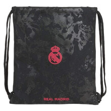 Kids Sports Backpacks Сумка-рюкзак на веревках Real Madrid C.F. Чёрный