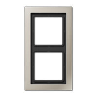 Sockets, switches and frames JUNG ESD 2982. Product colour: Stainless steel, Material: Stainless steel, Design: Screwless. Width: 96 mm, Height: 167 mm