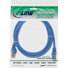 Cables & Interconnects InLine 0.5m Cat.5e F/UTP networking cable Blue Cat5e
