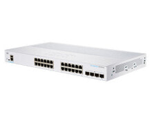 Network Equipment Models Cisco CBS350-24T-4X-EU network switch Managed L2/L3 Gigabit Ethernet (10/100/1000) Silver