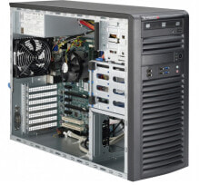 Other Network Equipment Supermicro SYS-5038A-IL PC/workstation barebone Midi-Tower Black LGA 1150 (Socket H3)