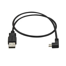Cables or Connectors for Audio and Video Equipment StarTech.com Micro-USB Charge-and-Sync Cable M/M - Left-Angle Micro-USB - 24 AWG - 0.5 m