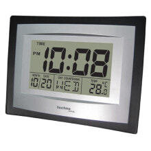 Wall Clocks Technoline WS 8004 table clock Digital table clock Rectangular Black, Grey