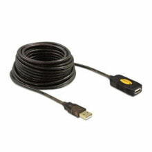 Computer Сables, Сonnectors and Adapters Удлинительный кабель DELOCK 82446 USB 2.0 10 m