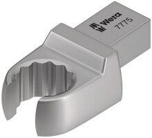 End heads and keys Wera 7775. Product type: Torque wrench end fitting, Product colour: Silver, Quantity per pack: 1 pc(s)