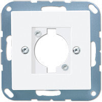 Sockets, switches and frames JUNG A 568-1 BF WW. Product colour: White, Material: Thermoplastic, Design: Conventional