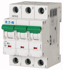Automation for electric generators Eaton PXL-C6/3 circuit breaker Miniature circuit breaker